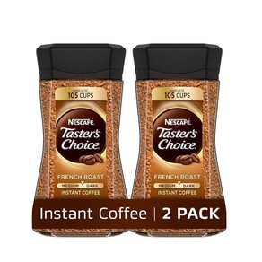 테이스터스초이스 인스턴트 커피 다크 로스트 프렌치 로스트 Instant Coffee Dak Roast Fench Roast, 198g, 2개