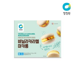 [청정원] 바닐라카라멜 마카롱 250g (25gx10개입), 10개