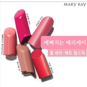 메리케이 젤 세미 매트 립스틱 May Kay Gel Semi-Matte Lipstick 3.6g, 배시플 유, 1개