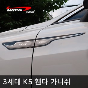 레이스텍 K5 3세대 전용 스타일리쉬 3D입체 휀다 가니쉬, 1개