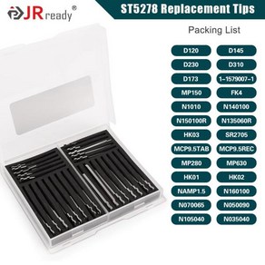 JReady 교체 팁 키트 추출 도구 및 터미널 릴리스 독일 AMP/TE Molex Delphi JST 하팅 커넥터용, 1개