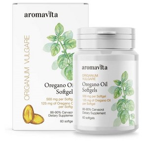 Aromavita Oregano Oil 아로마비타 오레가노 오일 카바크롤 60소프트젤