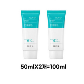 싸이닉 엔조이 슈퍼 마일드 선 에센스 SPF50+ PA++++, 100ml, 1개