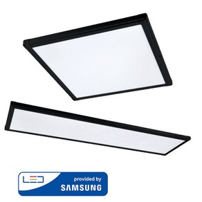 LED 국산 엣지 평판등 면조명 플리커프리 슬림 등기구, 블랙, 40W (900X180), 주광색 5700K 흰빛