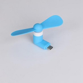 무소음 휴대용 선풍기 손선풍기 넥선풍기 목걸이형 크리에이티브 마이크로 미니 휴대폰 충전 보물 팬 USB 가제트 냉각 C 타입 안드로이드용, Blue