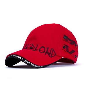 블랙블론드 BBD Beyond Gaffiti Logo Double Viso Cap (Red)