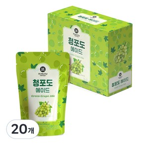 맥널티커피 청포도 에이드, 190ml, 20개