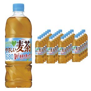 산토리 그린 다카라 부드러운 보리차, 24개, 680ml