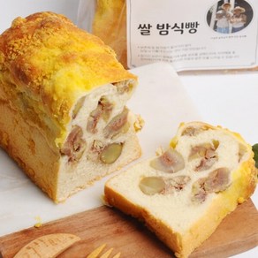 [참다올] [1+1] 쌀 알밤식빵 340g내외, 2개, 340g