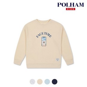 백화점 출고 [폴햄키즈] 남아 호두마루 콜라보 더블니트 포토그래픽 맨투맨 티셔츠_PKC3TR1310