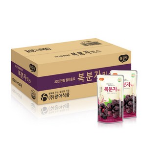 광야 복분자 파우치 130ml 1BOX 30개입 자파 복분자주 에 이드 음료 베이스