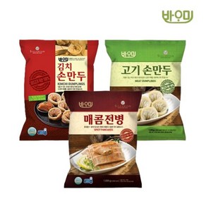 바오미 고기손만두/김치손만두/매콤전병 1kg+1kg, 06.김치손만두 1kg+매콤전병 1kg, 1개, 1kg