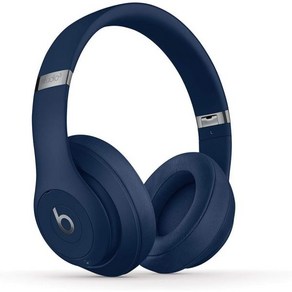 Beats Studio3 무선 노이즈 캔슬링 오버 이어 헤드폰 Apple W1 칩 Class 1 블루투스 청취 시간 22시간 내장 마이크 파란색, Blue_Studio3, 1개