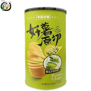 중국식품 호쑤왠체 감자칩 3가지맛 110g, 오이샐러드맛, 1개