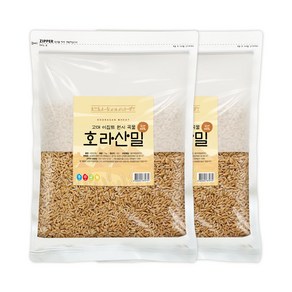 현대농산 국산 호라산밀 2kg (1kgx2봉) 고대곡물 이집트쌀, 2개