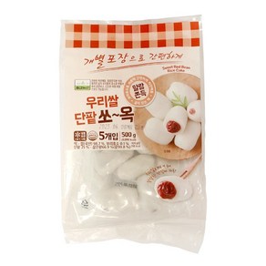 칠갑농산 우리쌀 단팥 쏘옥 떡, 3개, 500g