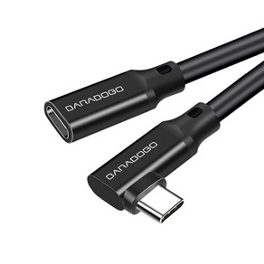 바라보고 ㄱ자 USB3.2 C타입 GEN2 4k 연장케이블 10Gbps