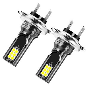 2x H7 LED 자동차 헤드라이트 전구 폭스바겐 VW 골프 4 6 GTI 티구안 파사트 B5 cc용 슈퍼, 01 WHITE_01 H7