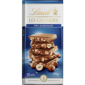 Lindt 린트 레 그란데 헤이즐넛 견과 밀크초콜릿 150g 2팩, 2개