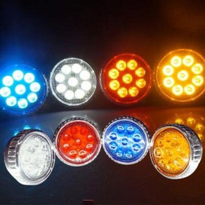 (MOTOPIA) 12V-24V겸용 LED안개등 시리즈 SJ-606LED, 화이트LED, 1개