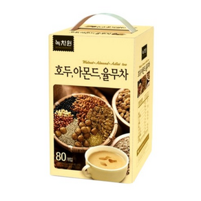 녹차원 호두아몬드율무차, 단품없음, 18g, 80개입