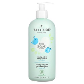 에티튜드 베이비 리브즈 사이언스 샴푸 & 바디 워시 굿 나이트 473ml Baby Leaves Science Shampoo Body Wash Good Night, 1개