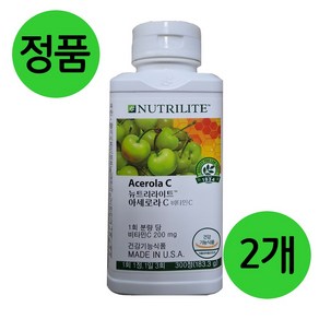 암웨이 아세로라C 비타민, 300정, 2개