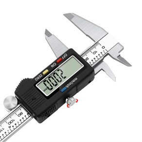 디지털 LCD 버니어 캘리퍼스 정밀측정 전자 자, 1개