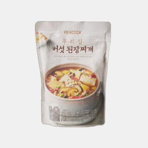 피코크 우리집 버섯된장찌개 500g, 2개