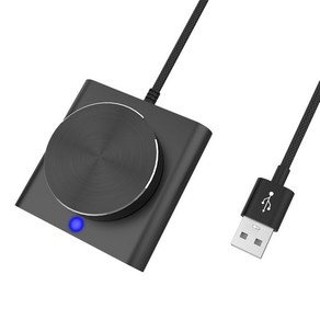 USB 볼륨 조절 손잡이 PC 컴퓨터 스피커 오디오 리모컨 외부 음소거 버튼