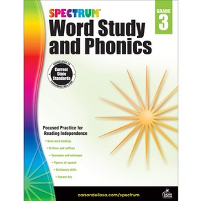 Spectum Wod Study and Phonics Gade 3, Cason Dellosa Publishing