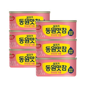 [동원] 맛참 마요참기름, 90g, 6개