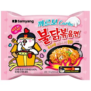 삼양 까르보 불닭볶음면 130g, 1개