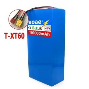 100 Citycoco 전동 스쿠터 배터리 50A BMS 내장 13S6P 100ah 48V 100000mAh 2000W 신제품, 1개입