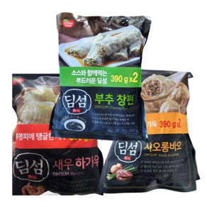 동원 딤섬 샤오롱바오 부추창펀 새우하가우 4+4봉 (총 8봉), 부추창펀 8봉, 390g, 8개