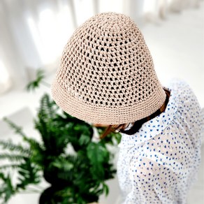 레드니들 코바늘 모자뜨기 DIY 뜨개질세트 라탄모자 (동영상QR)