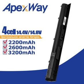 노트북밧데리 노트북배터리 Apexway 노트북 배터리 K104 KI04 800049-001 HSTNN-DB6T HSTNN-LB6S HP N2L84AA TPN-Q158 스타워즈, 03 2600MAh