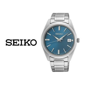 세이코 SEIKO 클래식 남성 터콰이즈 블루 메탈 패션 손목시계 커플시계 SUR525P1