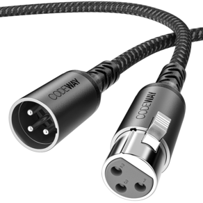 코드웨이 캐논 암수 XLR 마이크 케이블, 10m, 1개