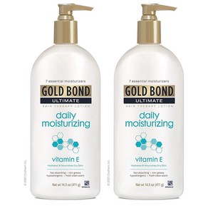 Gold Bond Ultimate Daily Moistuizing Lotion 골드 본드 얼티밋 데일리 모이스처라이징 로션 411g 2팩, 1개