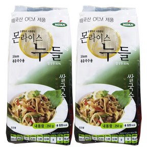 몬 라이스 누들 10mm, 250g, 2개