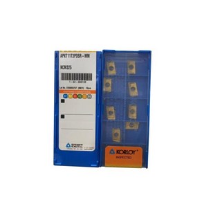 KORLOY 100% 오리지널 APXT11T3PDSR-MM NCM325 스레드 인서트 10 개, 01 NCM325, 01 APXT11T3PDSR-MM, 1개