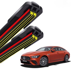 1+1 벤츠 AMG GT 4도어 C190 R190 M256 M177 전차종 순정 호환형 초밀착 와이퍼 윈도우 브러쉬 와이퍼블레이드, T2-GT M256(19-현재)-600+550/H