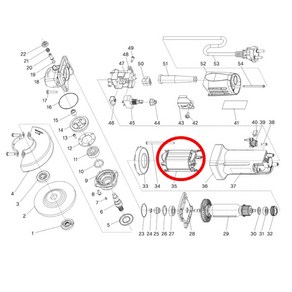 계양부품 스테이터(고정자) ACT-100SN (#35)신형, 1개