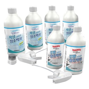 욕실 청소박사 욕실용 주방용 화장실 바닥 청소 크리너 클리너 아이큐샵, 6개, 500ml