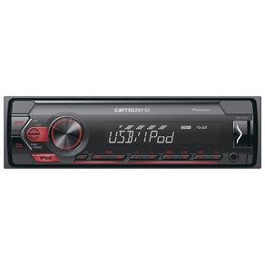 Pioneer 파이오니어 오디오 MVH-3600 1D 메카리스 USB iPod iPhone AUX 카로체리아