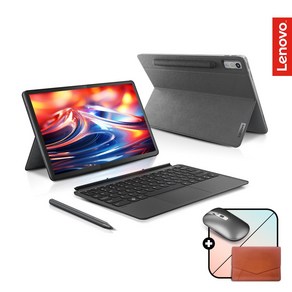 [Lenovo Cetified] 레노버 Tab P11 Po 2세대 패키지(펜+키보드), 스톰 그레이, 128GB, Wi-Fi