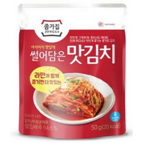 종가집 썰어담은 맛김치, 30개, 50g