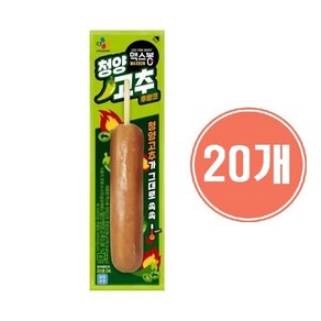 맥스봉 CJ제일제당 맥스봉 청양고추 후랑크 80gx 20개, 80g