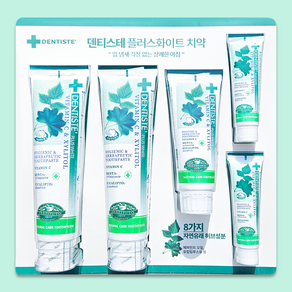 덴티스테 플러스화이트 튜브형 치약세트, 420g, 1개